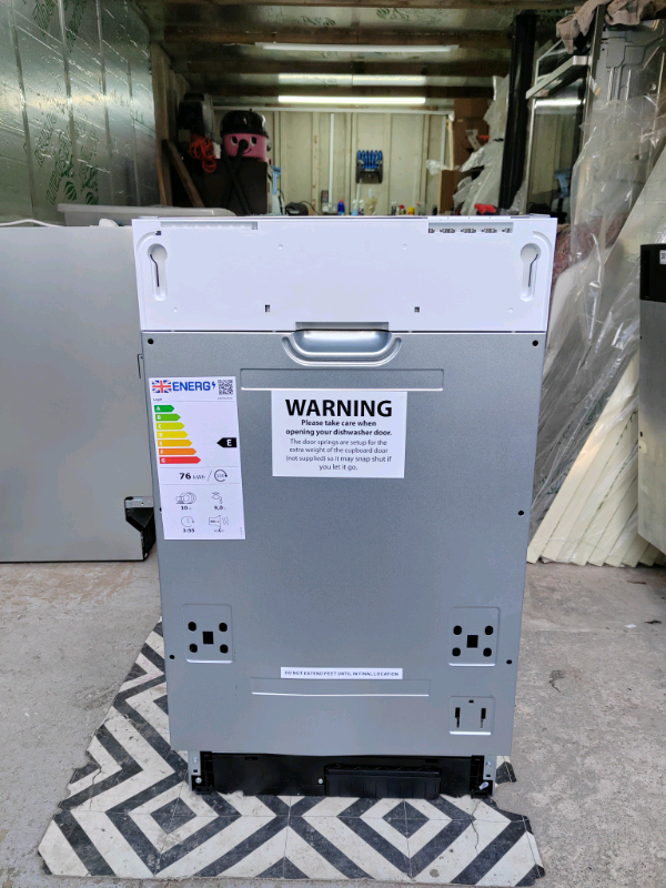 logik slimline integrated dishwasher